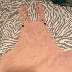 Light Pink Overall Dress